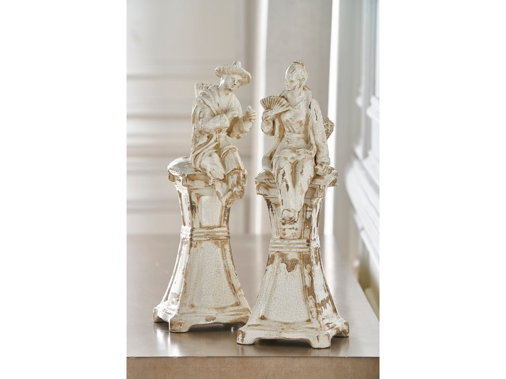 Chinese Figure On Pedestal (Pr) - image 1