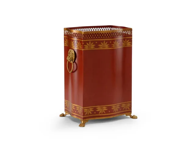 Carlton Wastebasket - Red