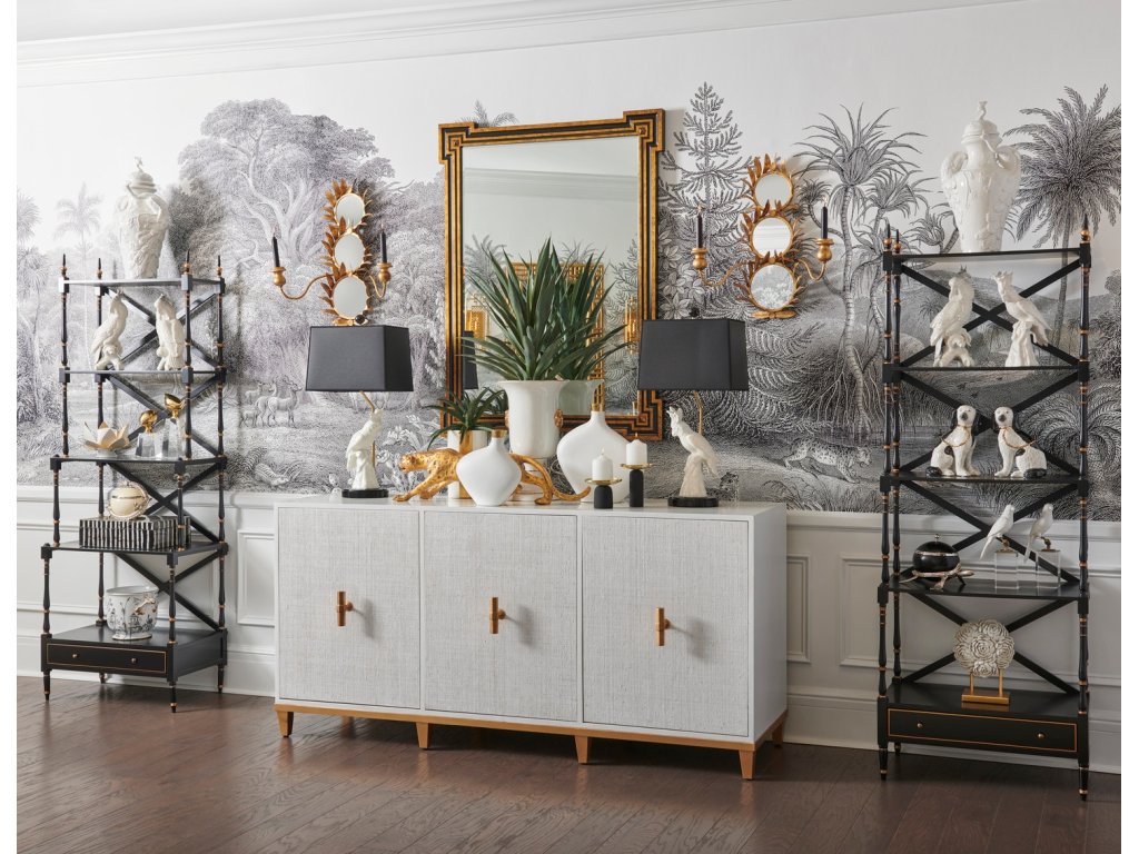 Richards Mirror - Black/Gold - image 1