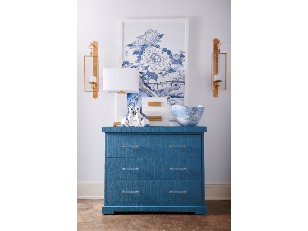 Blue Oval Centerpiece - image 1