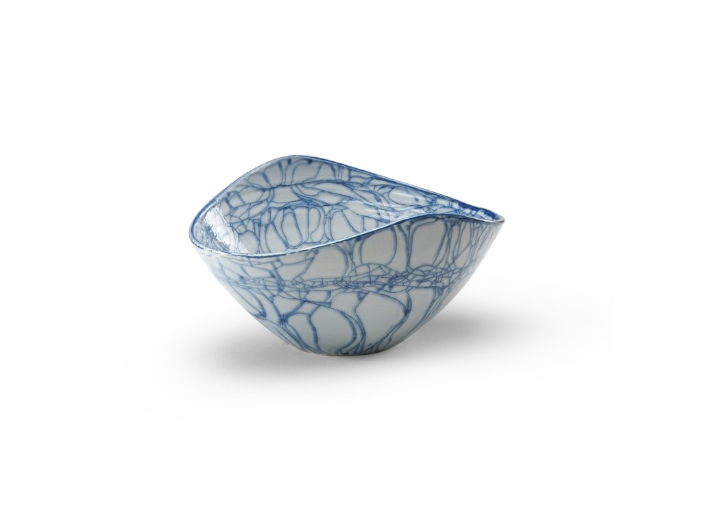 Blue Oval Centerpiece - main image
