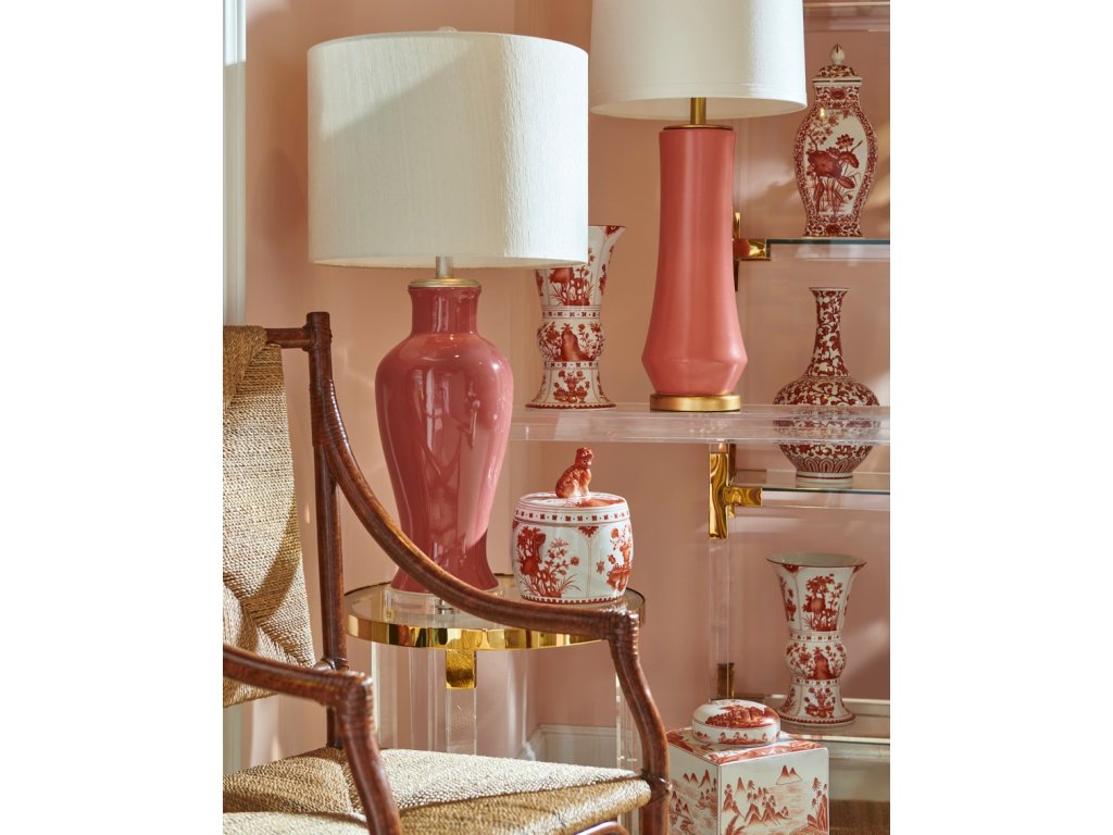 Covered Lotus Leaf Vase - image 1