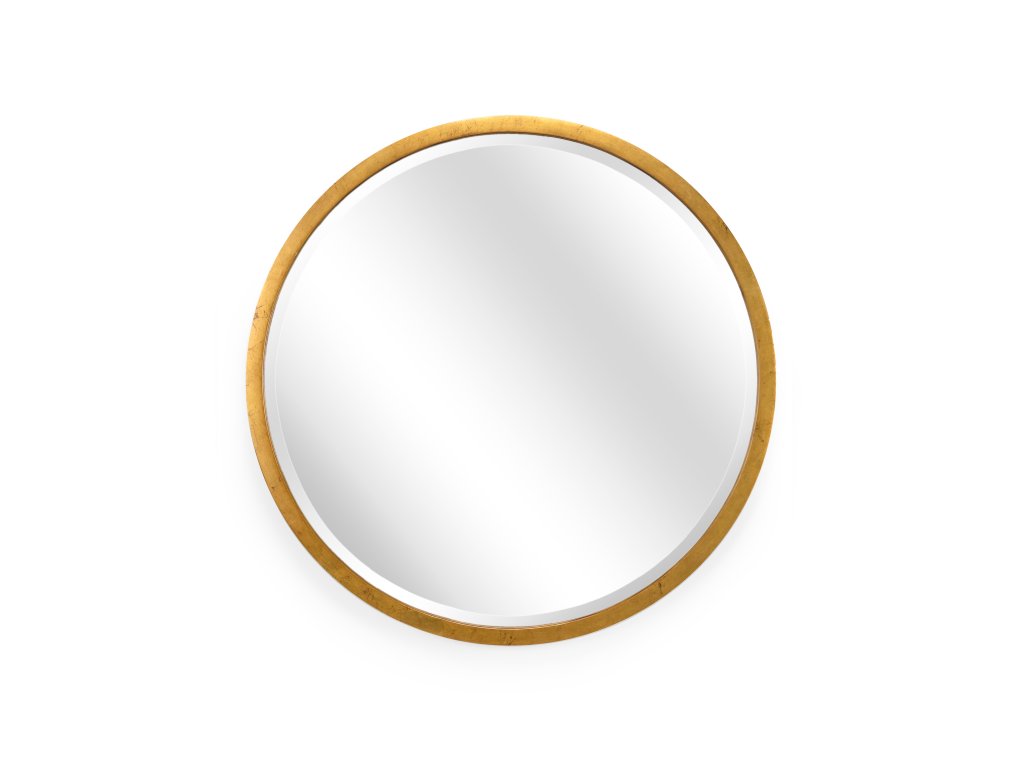 Large Round Mirror - Gold - main image
