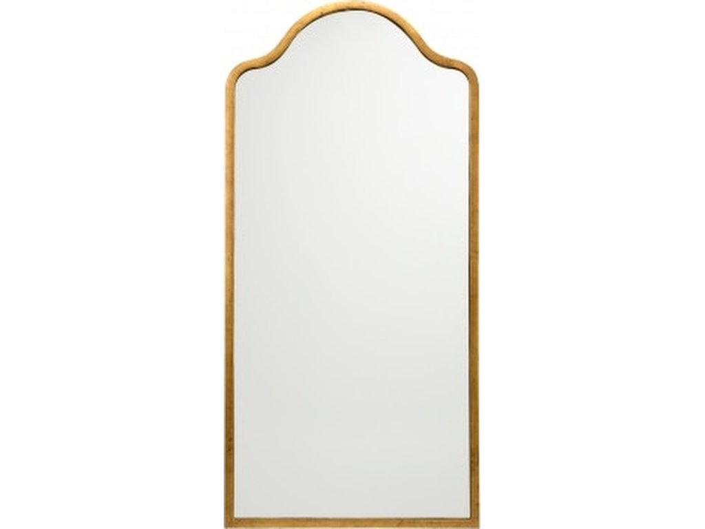 Scalloped Top Mirror - Gold - main image