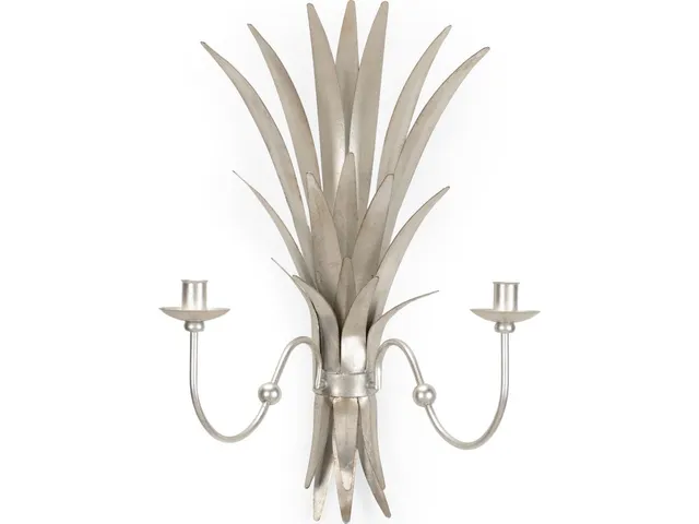 Wheat Sconce - Silver