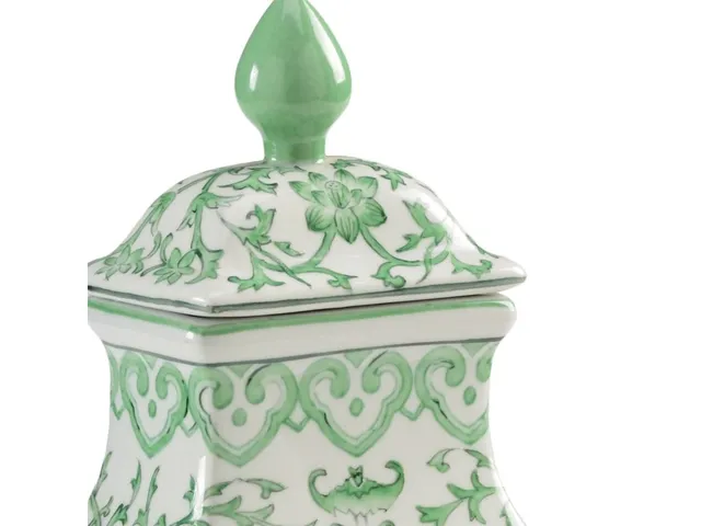 Green Covered Urn - Alternative View