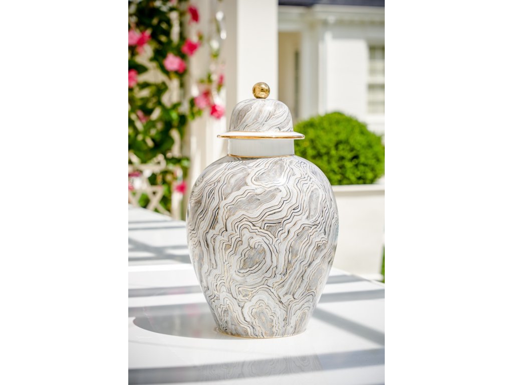 Marbled Gray Urn - image 2