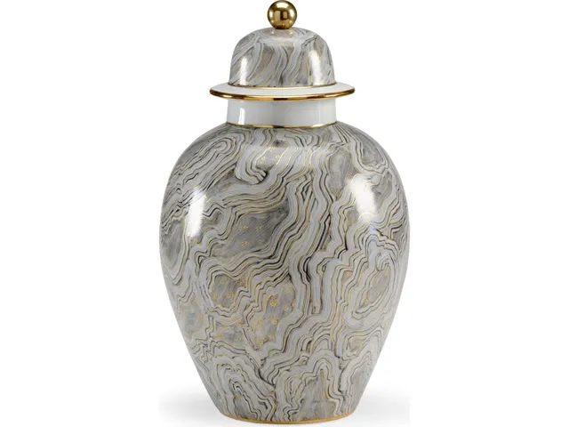 Marbled Gray Urn