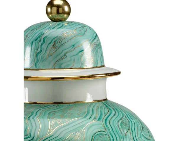 Malachite Marbled Urn - Alternative View