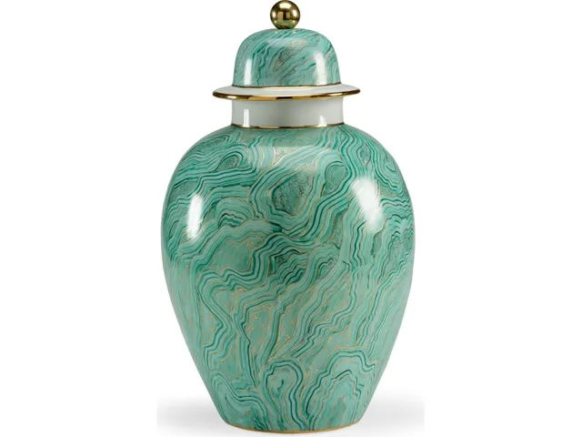 Malachite Marbled Urn