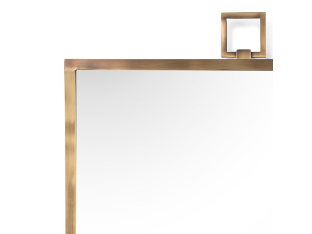 Square Mirror - Brass - image 1