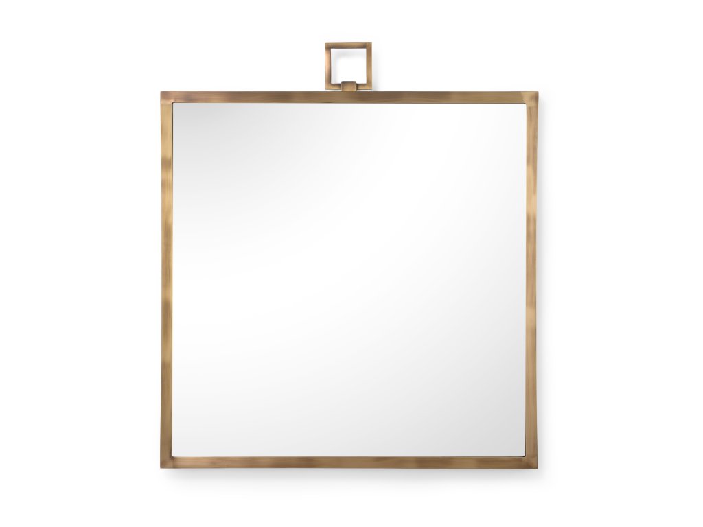 Square Mirror - Brass - main image