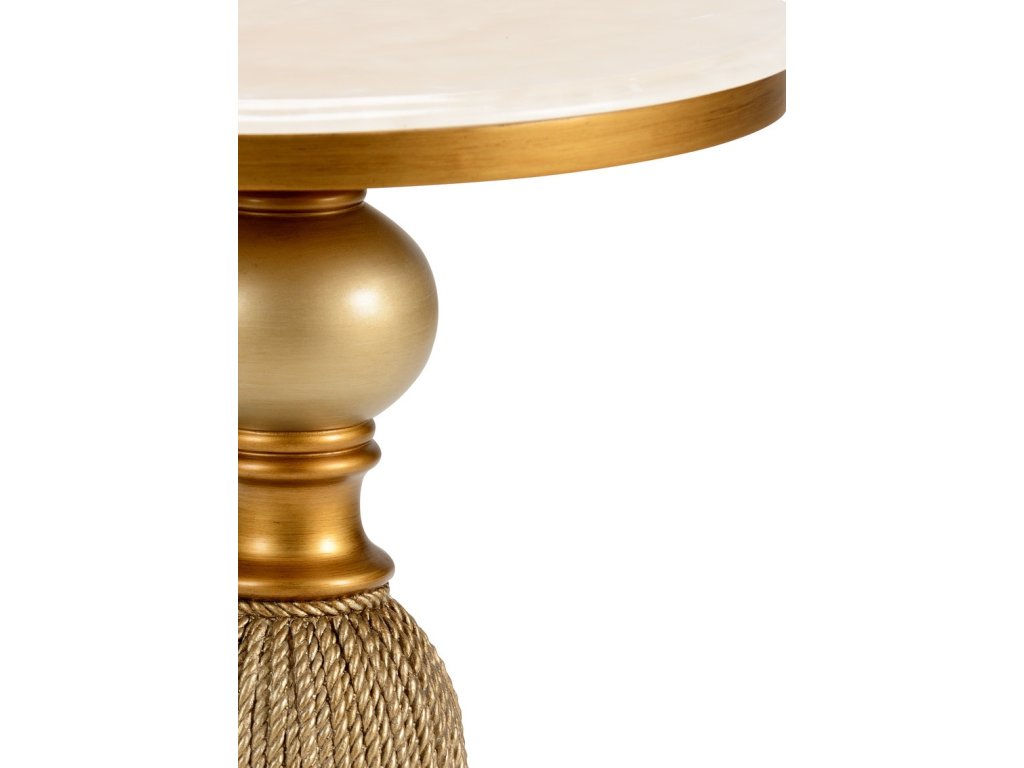 Tassel Side Table - Gold - image 1