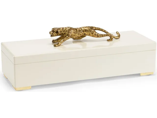 Cheetah Box - Cream