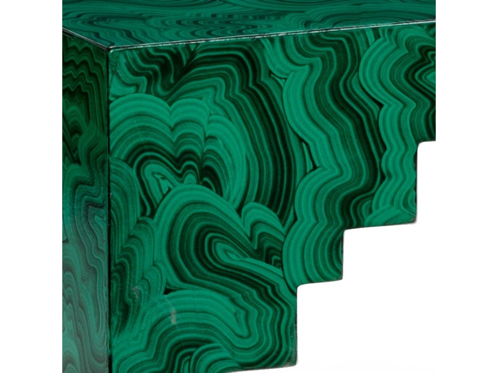 Malachite Cut Corner Table - image 1