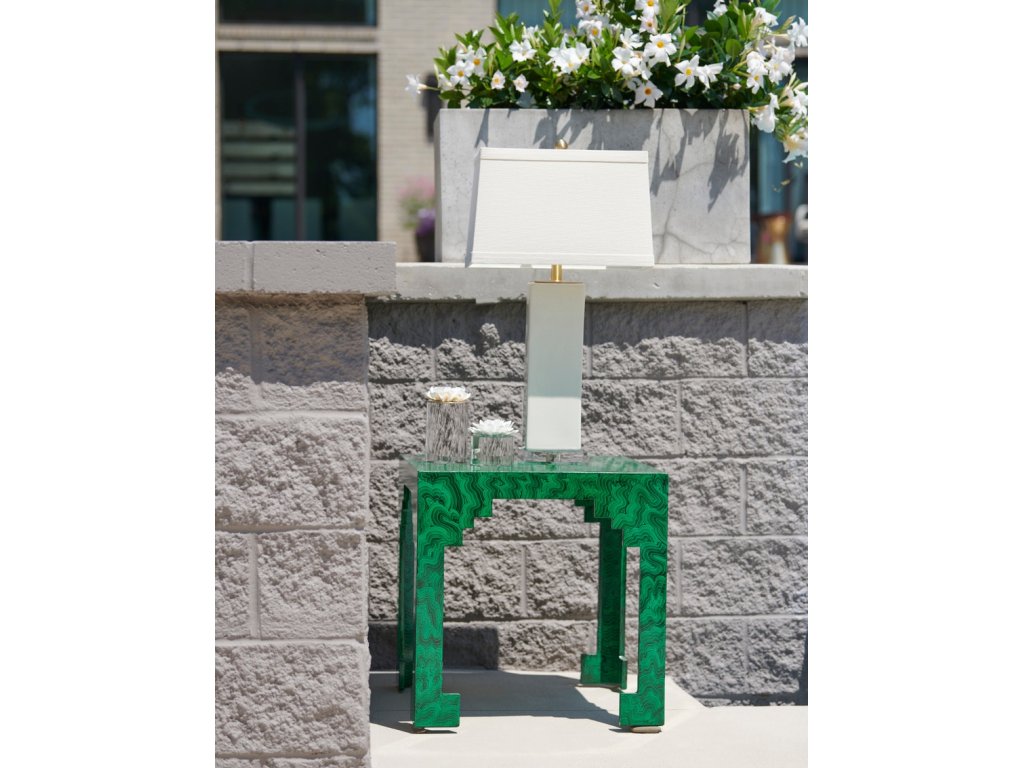 Malachite Cut Corner Table - image 2