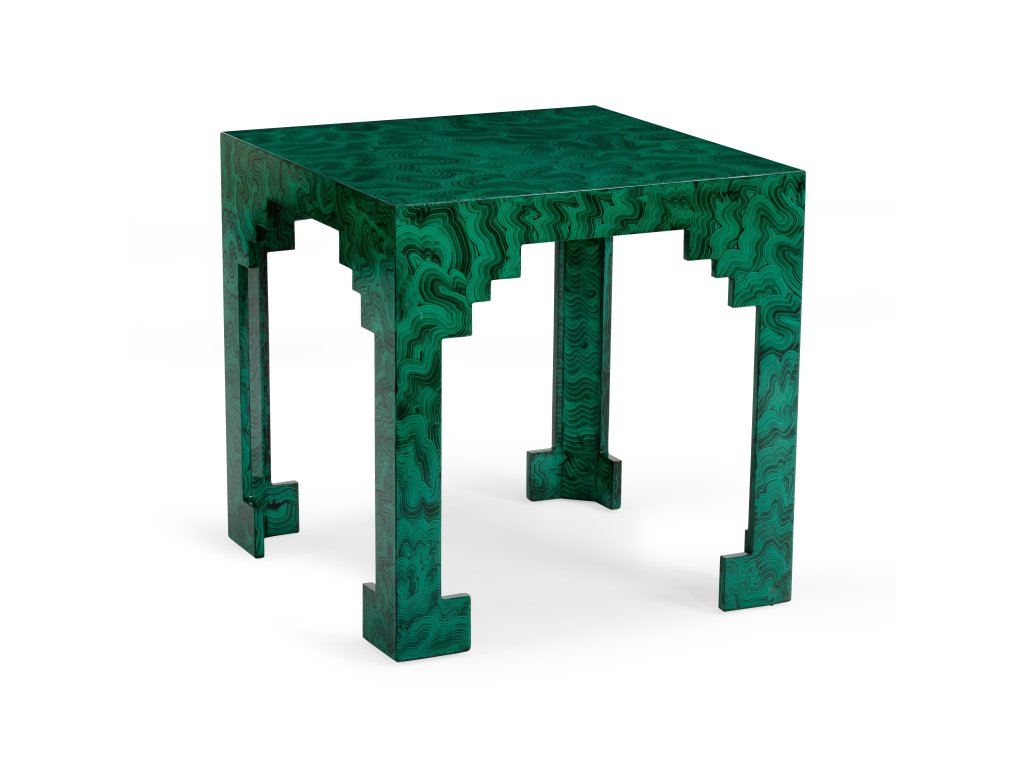 Malachite Cut Corner Table - main image