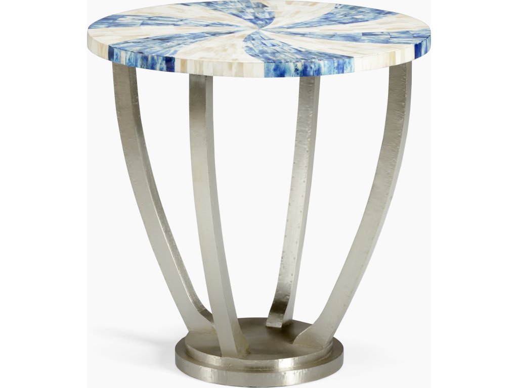 Blue Swirl Side Table - main image