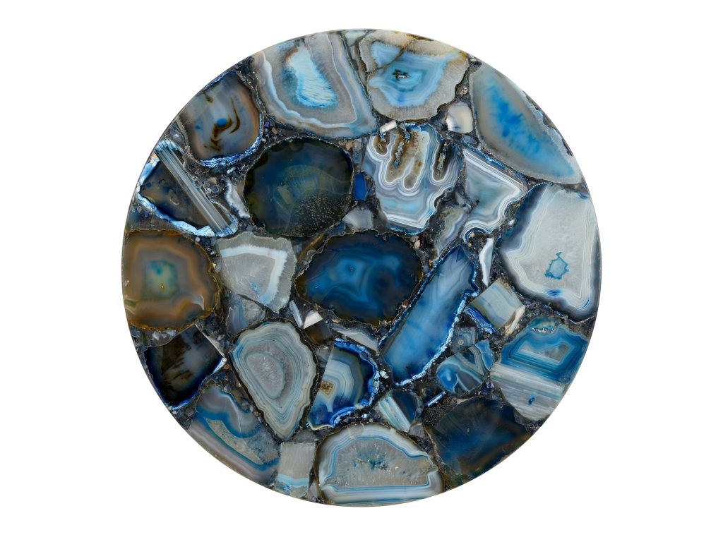 Blue Agate Side Table - image 3