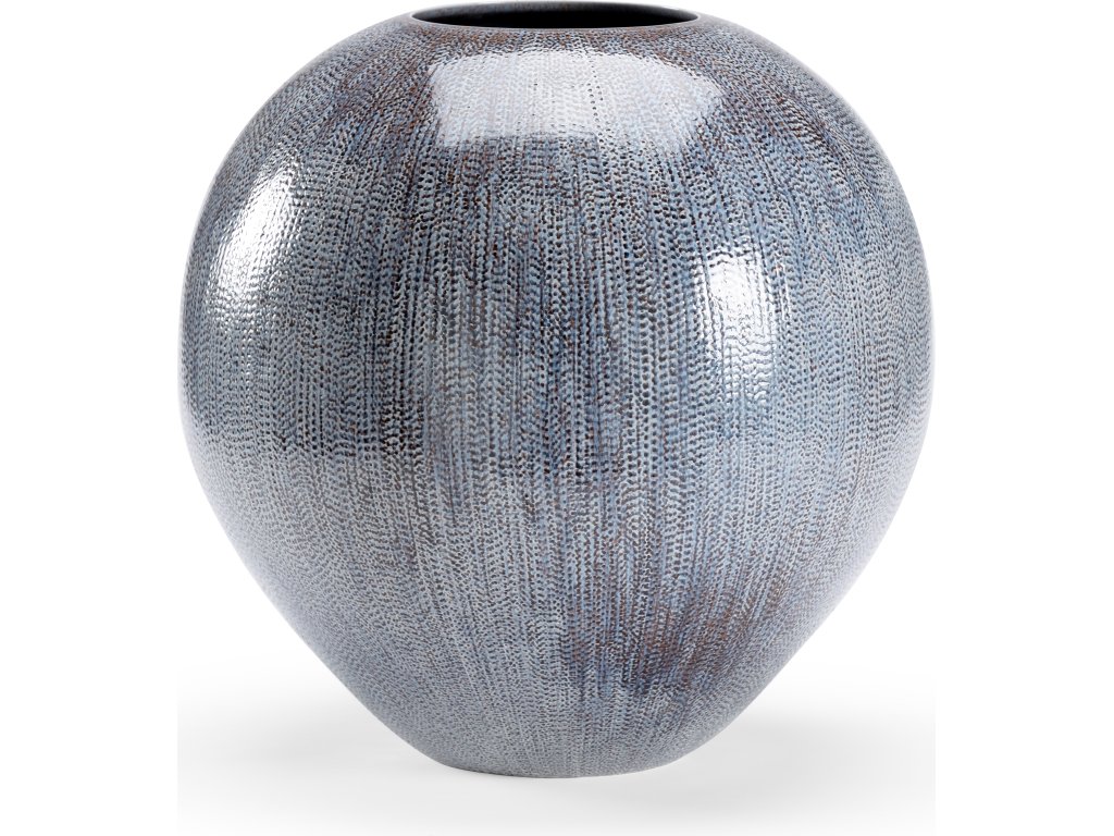 Round Granger Vase - Blue - main image