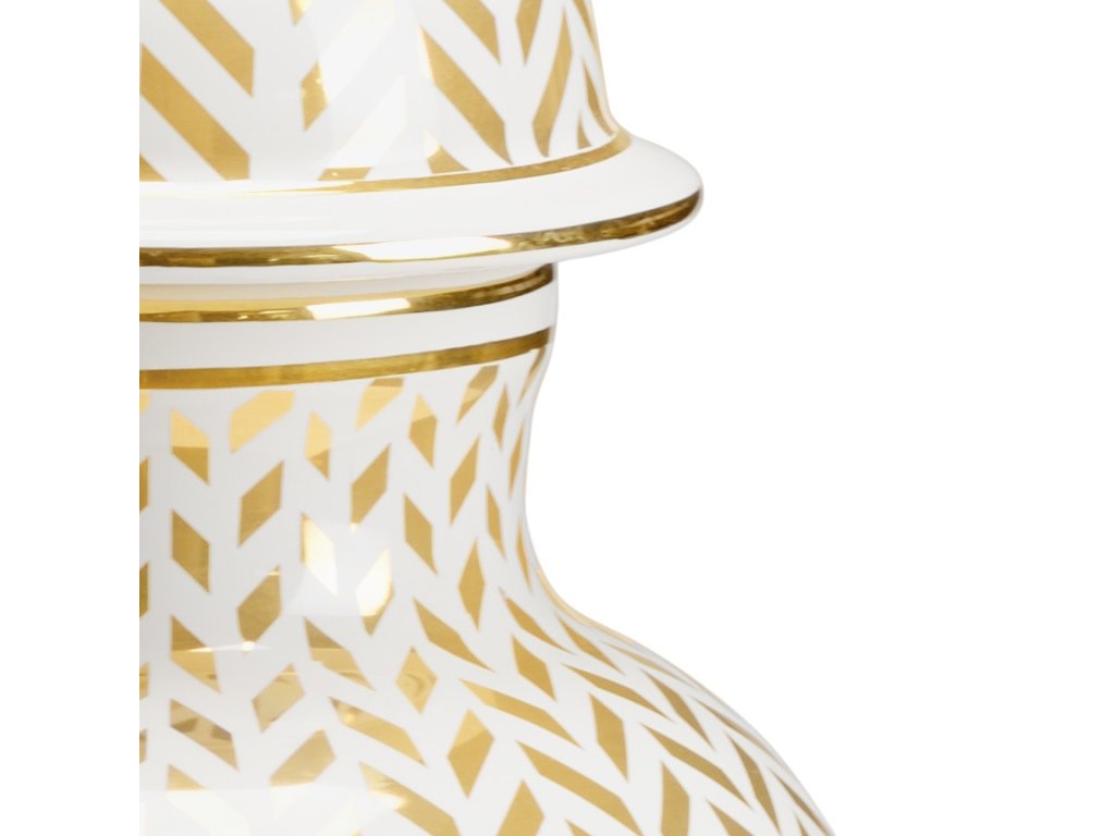 Herringbone Vase - Gold - image 1