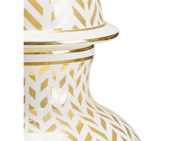 Herringbone Vase - Gold - Alternative View