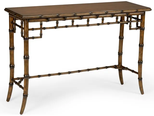 Bamboo Console - Walnut