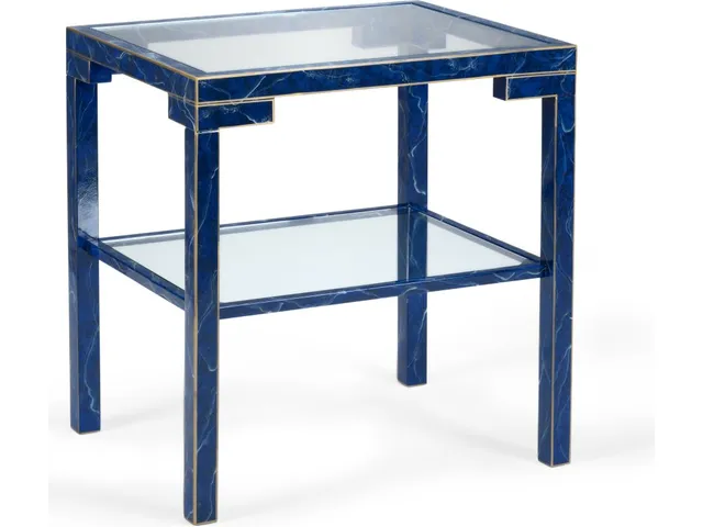 Decker Side Table - Lapis