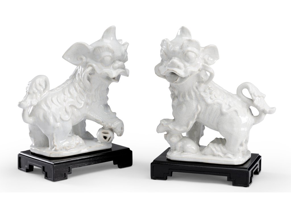 White Chinese Dogs (Pr) - main image