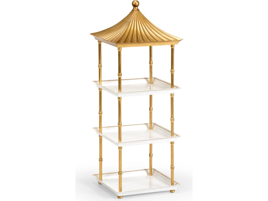 Pagoda Shelf - Gold - main image
