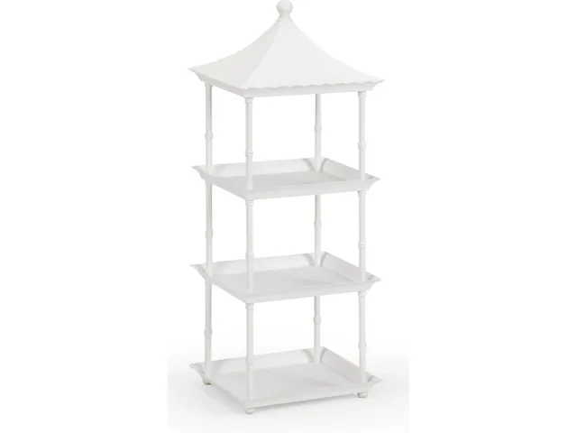 Pagoda Shelf - White