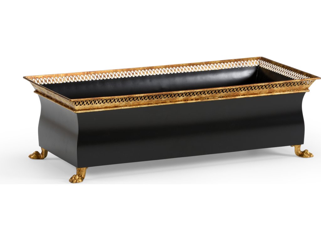French Tole Planter - Black - main image