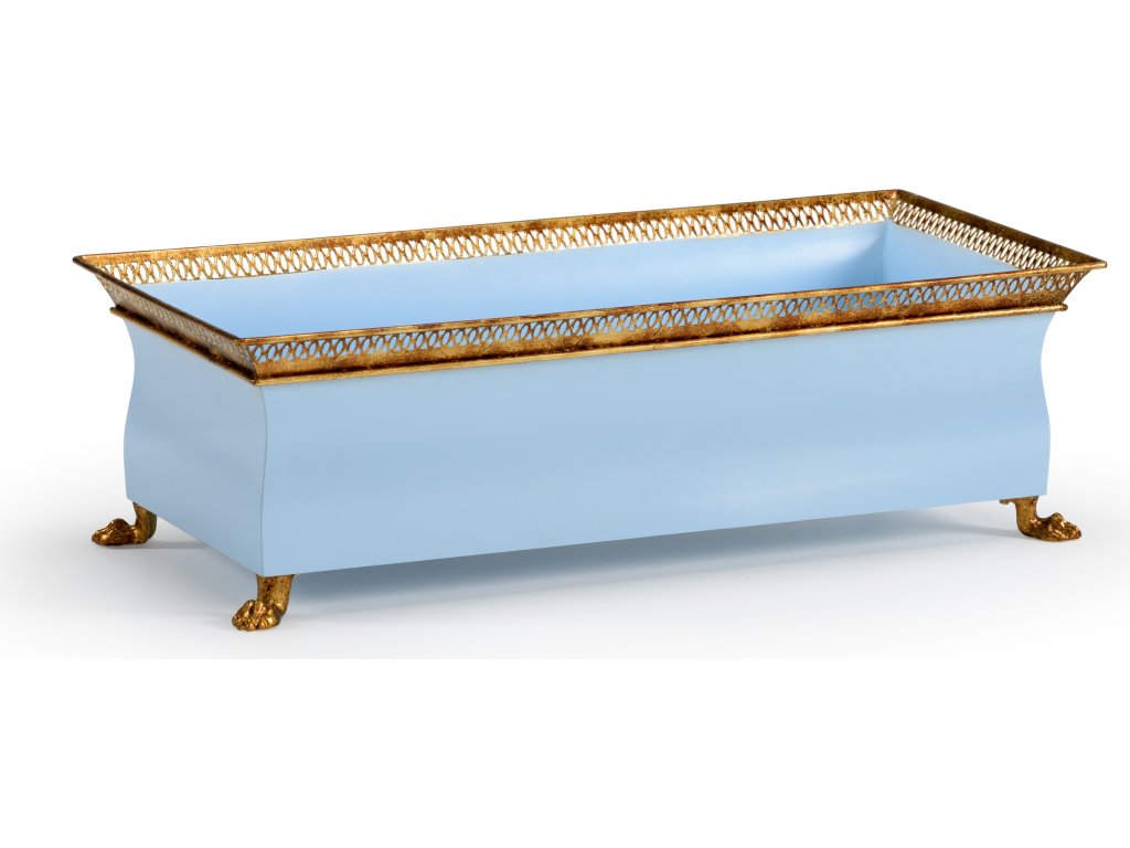 French Tole Planter - Blue - main image