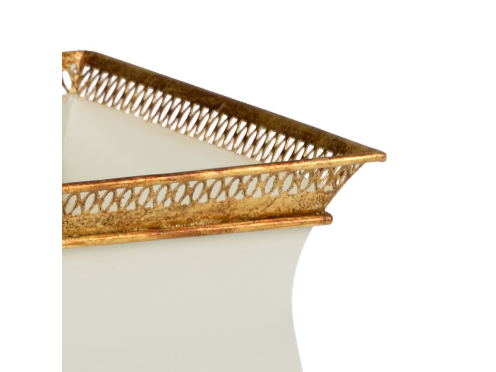 French Tole Planter - Cream - image 1