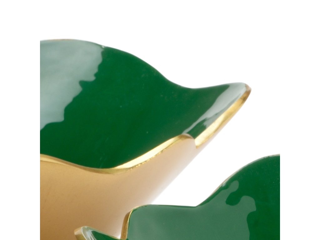 Emerald Enameled Bowls (S3) - image 1
