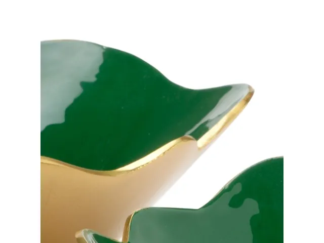 Emerald Enameled Bowls (S3) - Alternative View