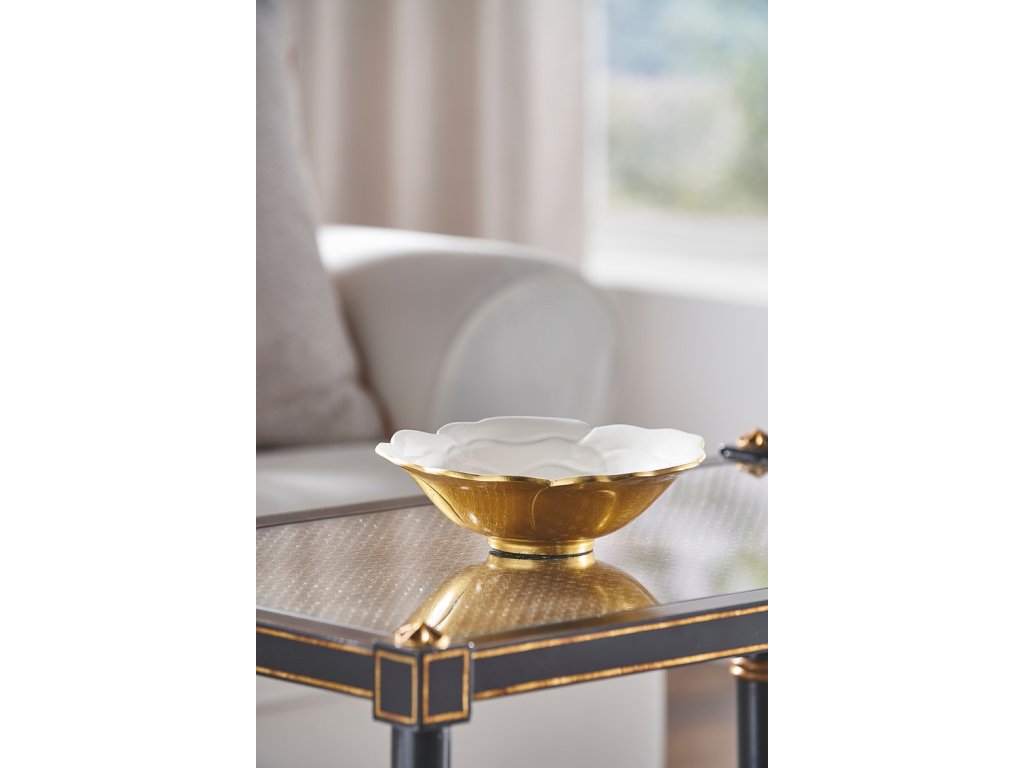 White Enameled Bowl (Lg) - image 2