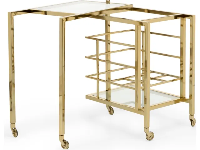 Rankin Bar Cart - Brass