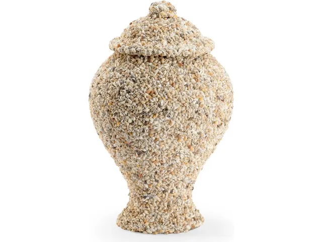 Shell Covered Urn
