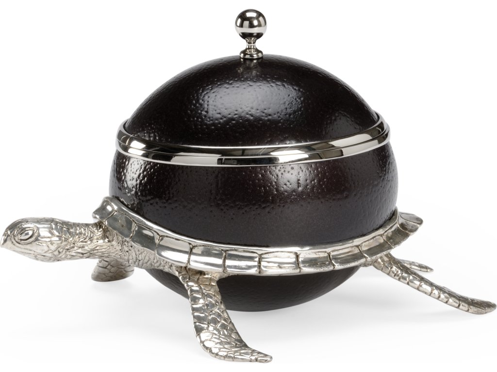 Ostrich Shell Turtle Box - main image