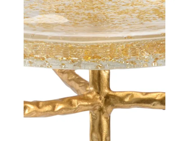 Gold Twig Side Table