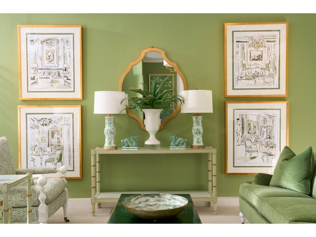 Myrtle Grove Mirror - Gold - image 3