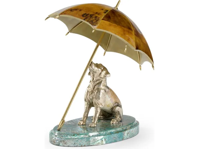 Dog And Umbrella