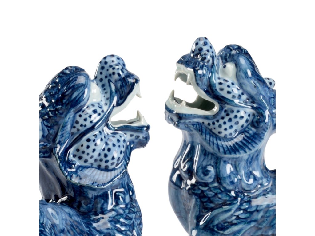 Blue Foo Dogs (Pr) - image 1