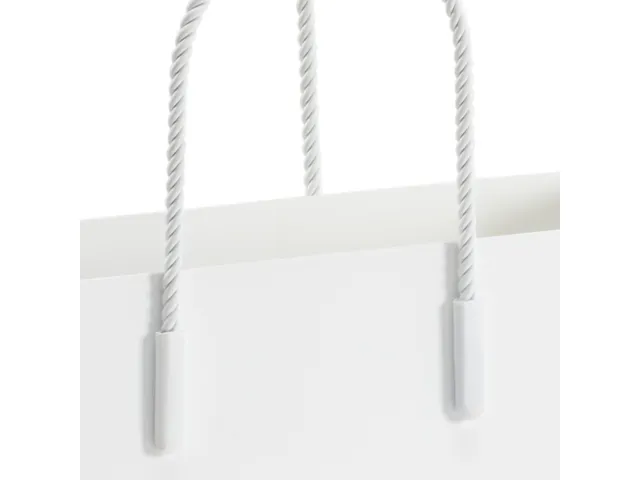 White Chic Tote Magazine Rack - Alternative View