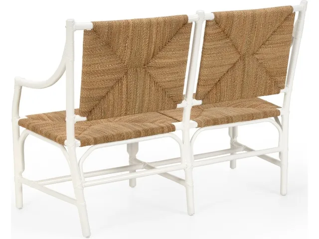 Mecklenburg Bench - White