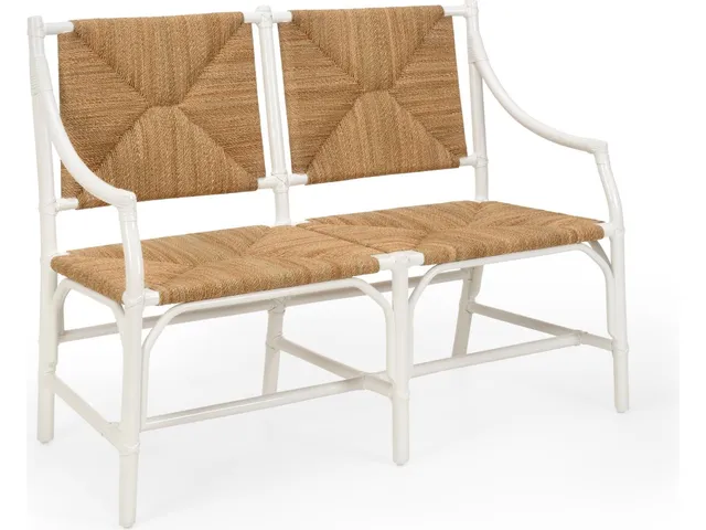 Mecklenburg Bench - White