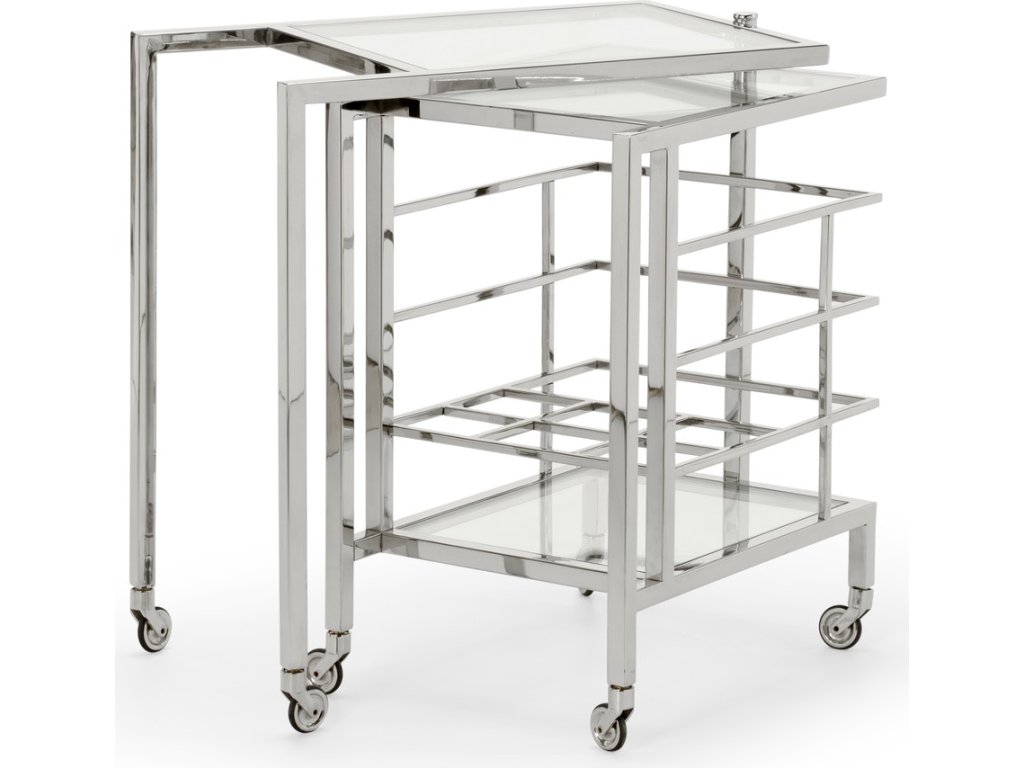 Rankin Bar Cart - Nickel - image 2