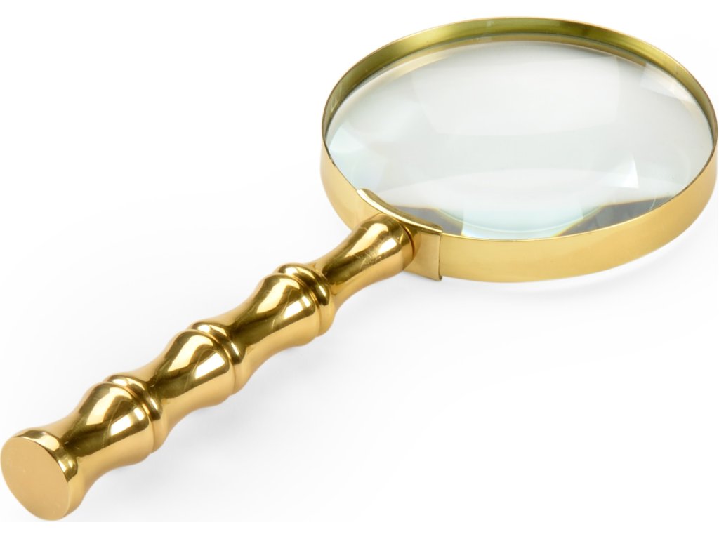 Bamboo Magnifier - Brass - main image