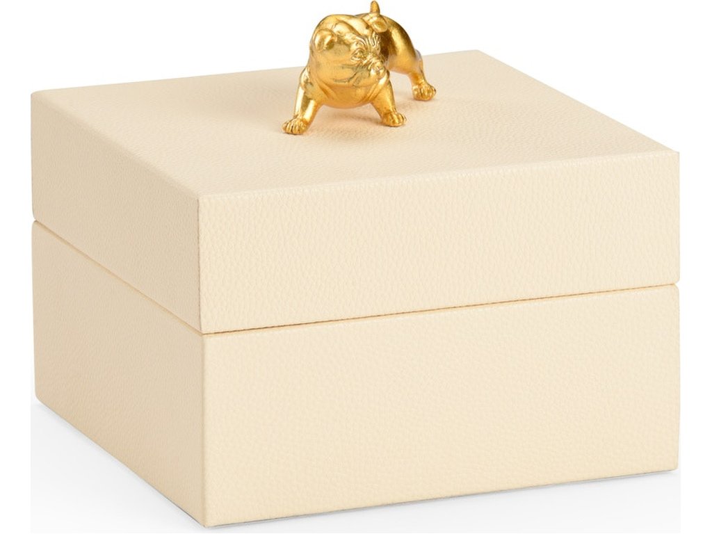 Dog Handle Box - Cream - main image